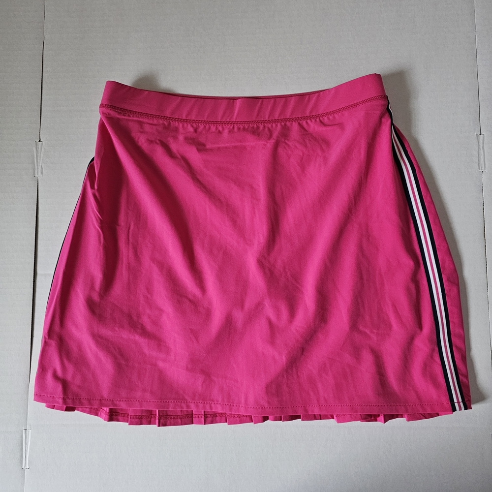 Ralph Lauren X Pink Skort Size M Back Pleats Activewear Stretch Athletic NWT - Picture 2 of 15